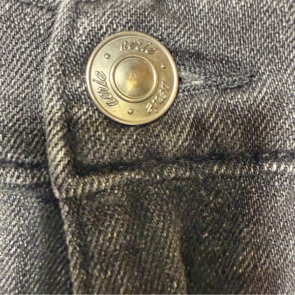 Aerie Black Distressed Jean Shorts - Picture 5 of 13